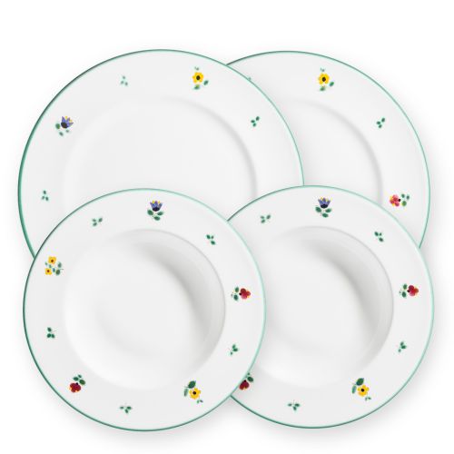 Dinerset voor twee - Alpenbloemen