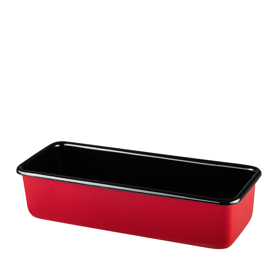 Riess - Bakvorm - rechthoek - rood - 30 x 10 cm - 1,7 ltr
