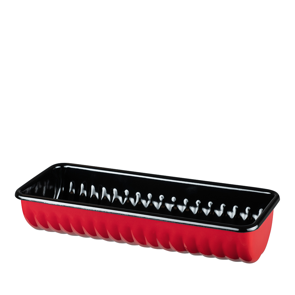 Riess - Bakvorm - reerug - rood - 30 x 10 cm