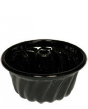 Riess - Bakvorm - tulband - zwart - 12 cm - 0,3 ltr