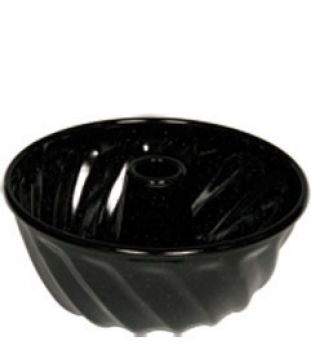 Riess - Bakvorm - tulband - zwart - 22 cm - 2,0 ltr