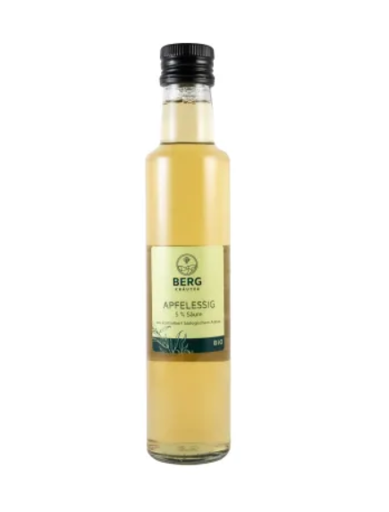 Biologisch appelazijn van bergkrauter