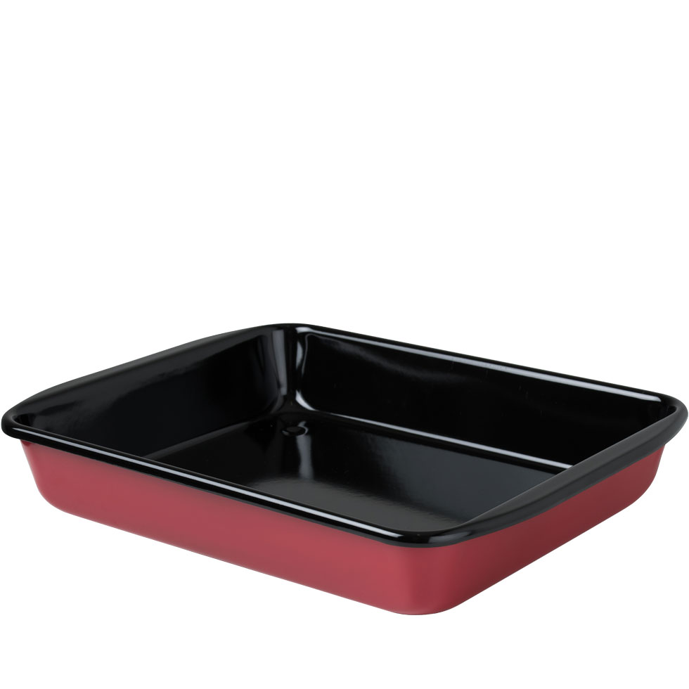 Riess - Ovenschaal - rechthoek - rood - 32,8 x 41,7 cm