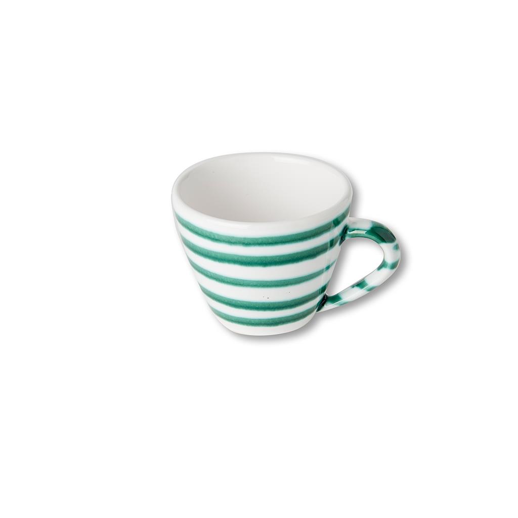 Cappuccinokopje - Gevlamd groen - 0,16 ltr