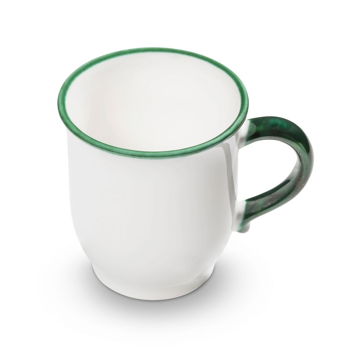 Chocoladebeker - Rand groen - 0,3 ltr