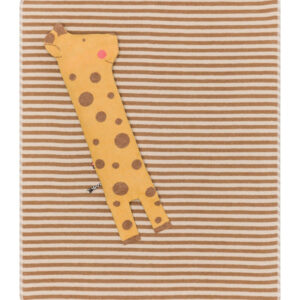 David Fussenewgger kinderdeken met knuffel giraffe Poldi