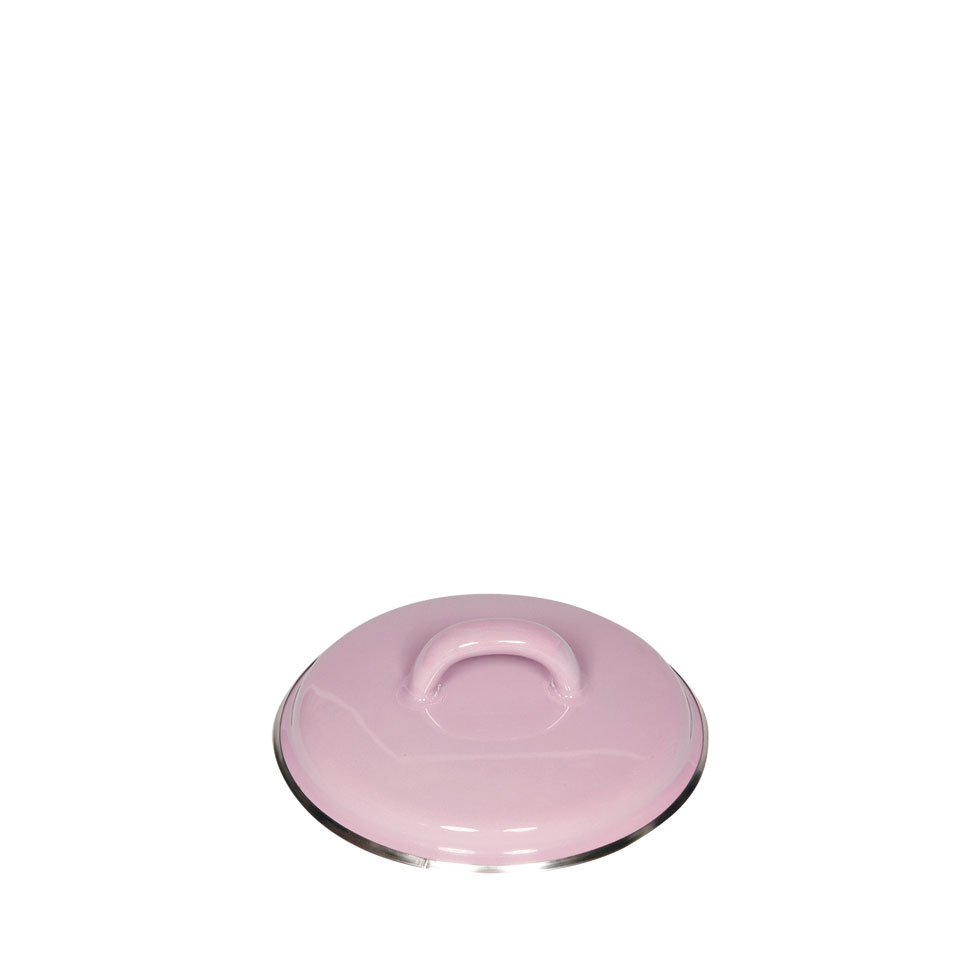 Riess - Pan laag mét deksel - roze - 12 cm - 0,5 ltr