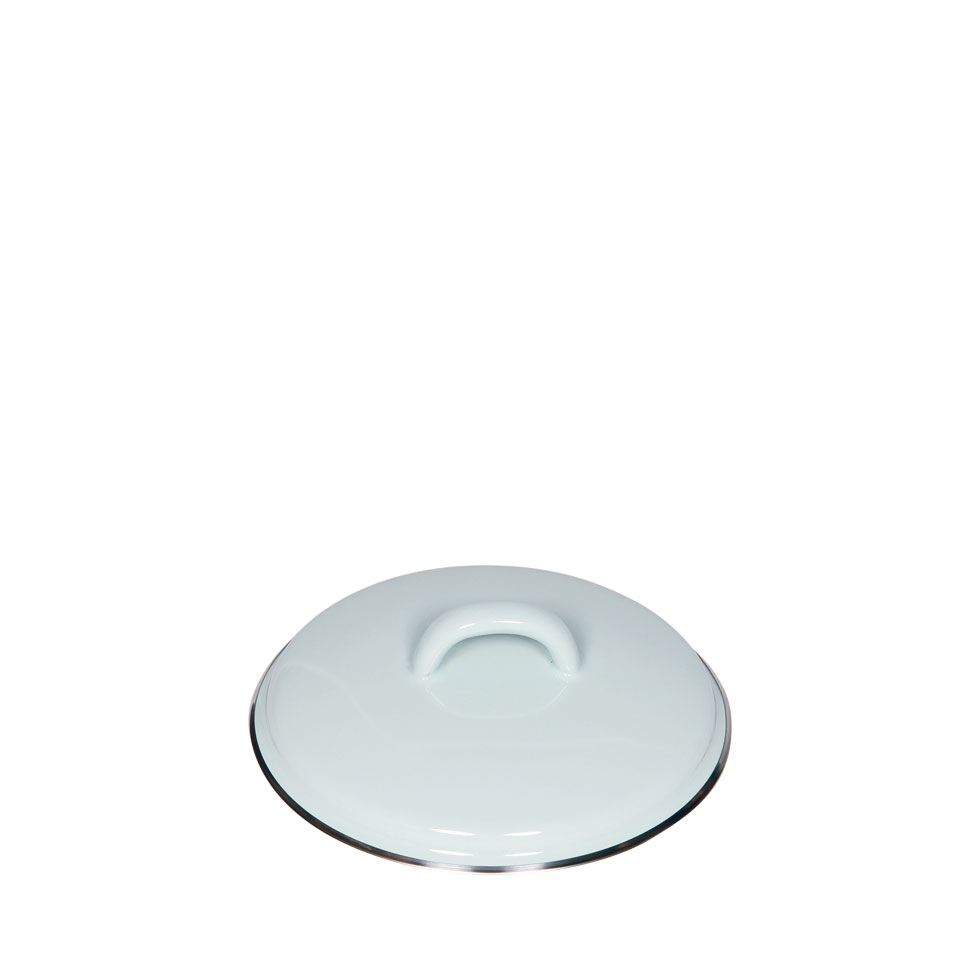 Riess - Pan laag mét deksel - turquoise - 14 cm - 0,75 ltr