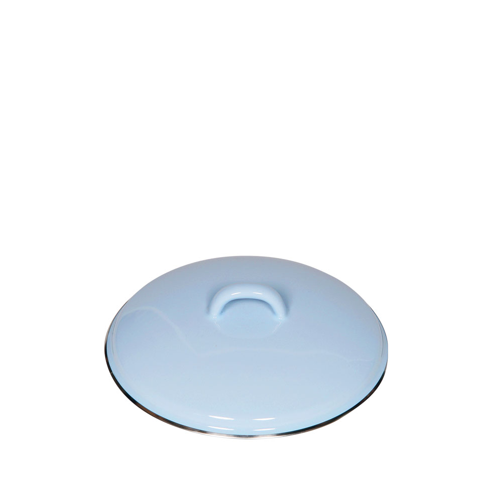 Riess - Pan laag mét deksel - lavendelblauw - 18 cm - 1,5 ltr