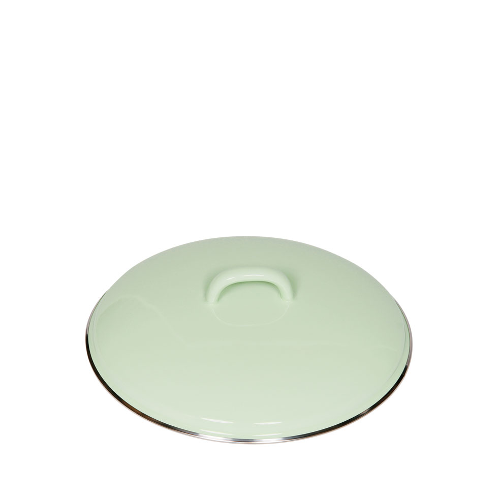 Riess - Pan hoog mét deksel - licht groen - 22 cm - 6,0 ltr