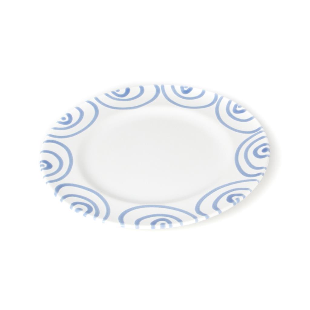 Dessertbord - Gevlamd blauw - 22 cm