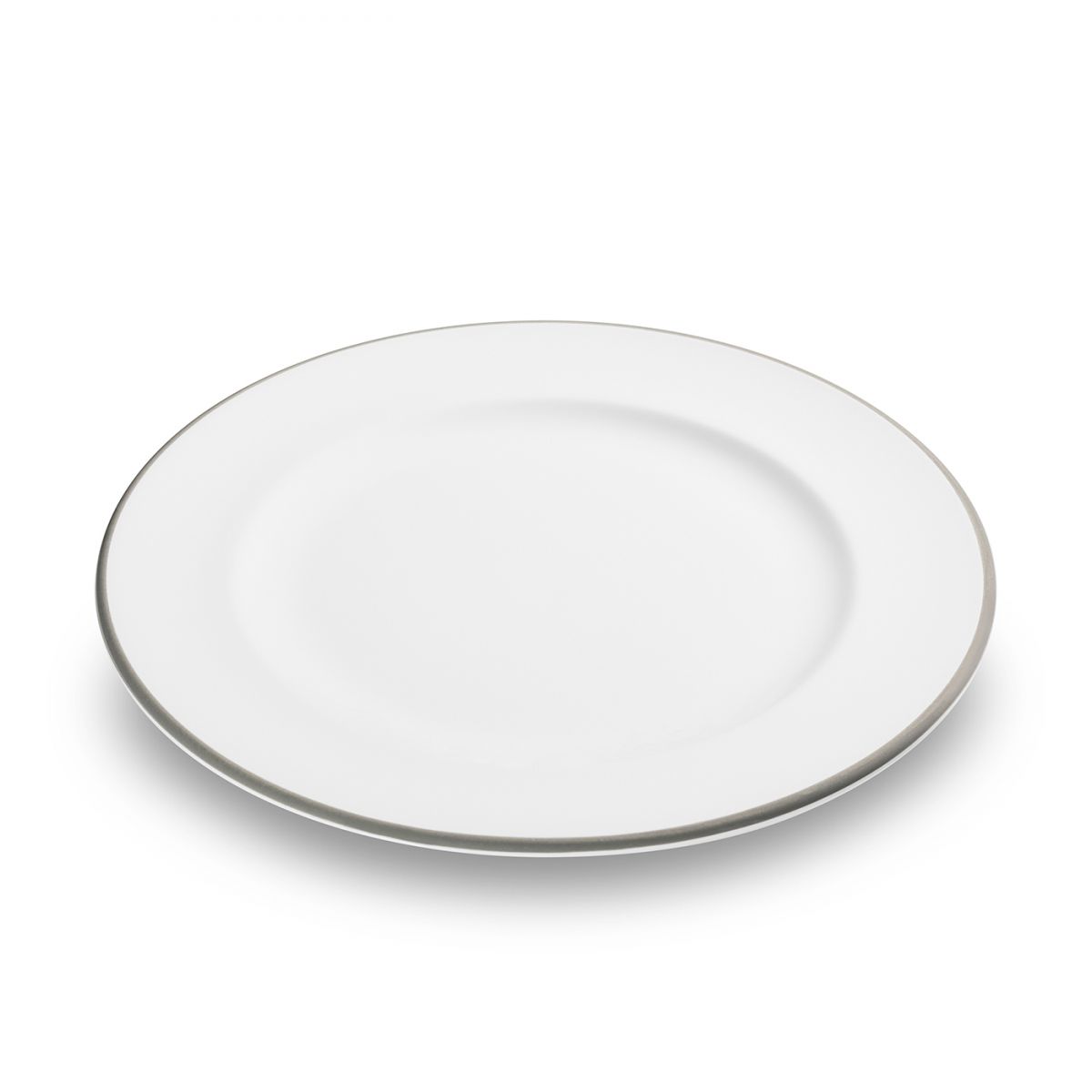 Dessertbord - Rand grijs - 22 cm