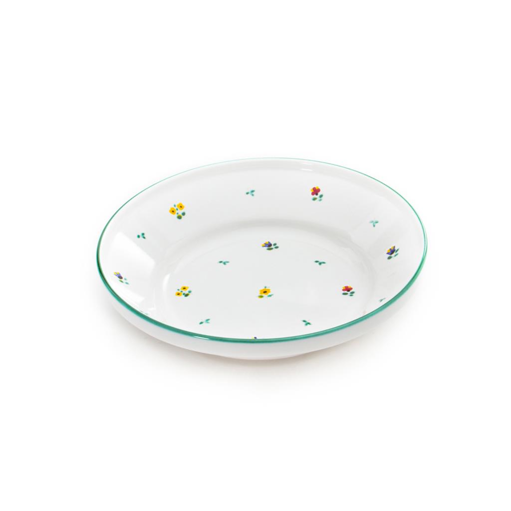 Diepe schaal - Alpenbloemen - 28 cm