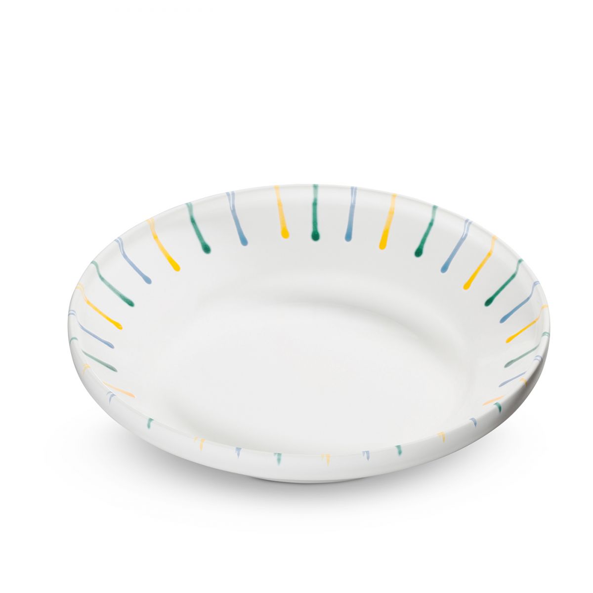 Diepe schaal - Gevlamd Bont - 32 cm