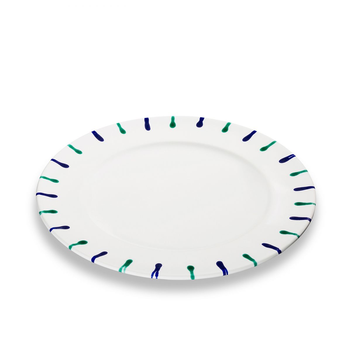 Dinerbord - Gevlamd Traunsee - 29 cm
