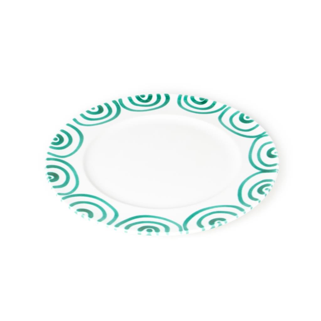Dinerbord - Gevlamd groen - 27 cm