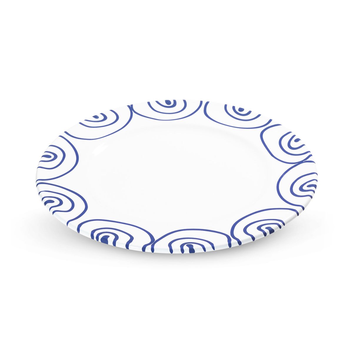 Dinerbord - Gevlamd donkerblauw - 27 cm