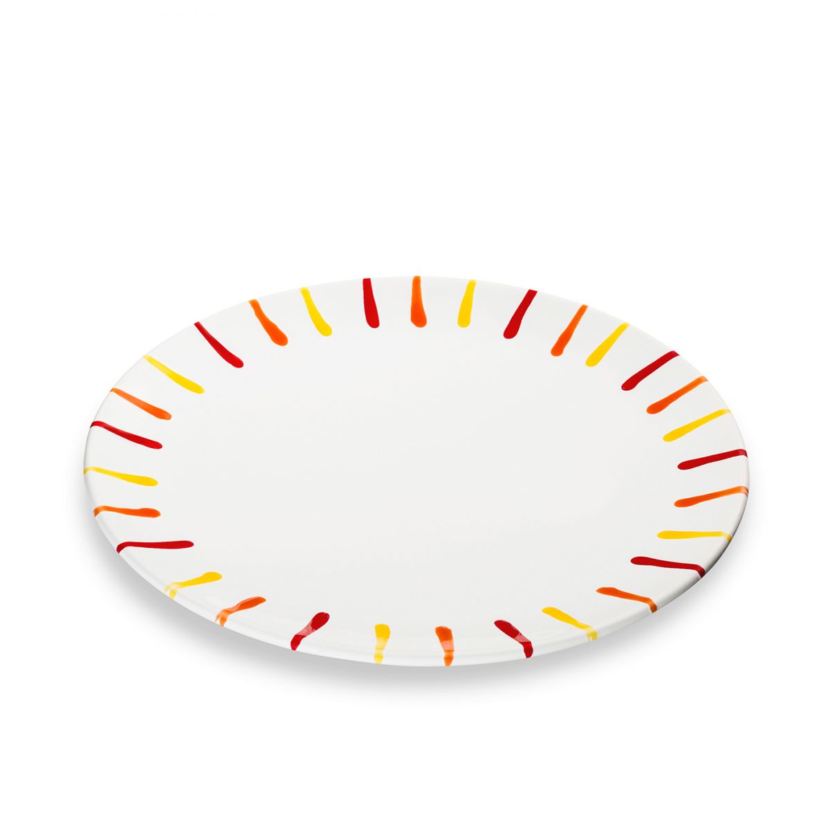 Dinerbord - Gevlamd Landlust - 28 cm