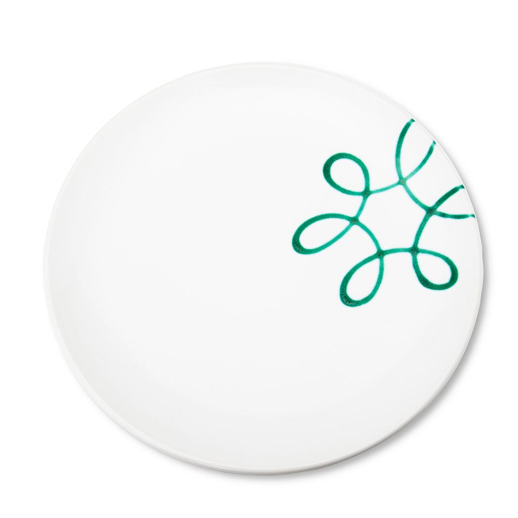 Dinerbord - Puur gevlamd groen - 25 cm