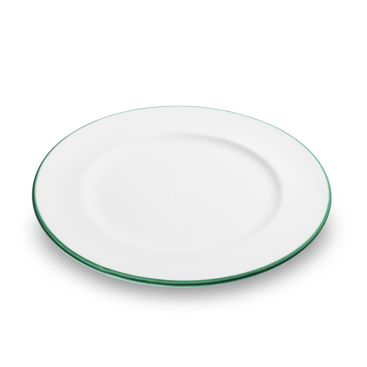 Dinerbord - Rand groen - 27 cm