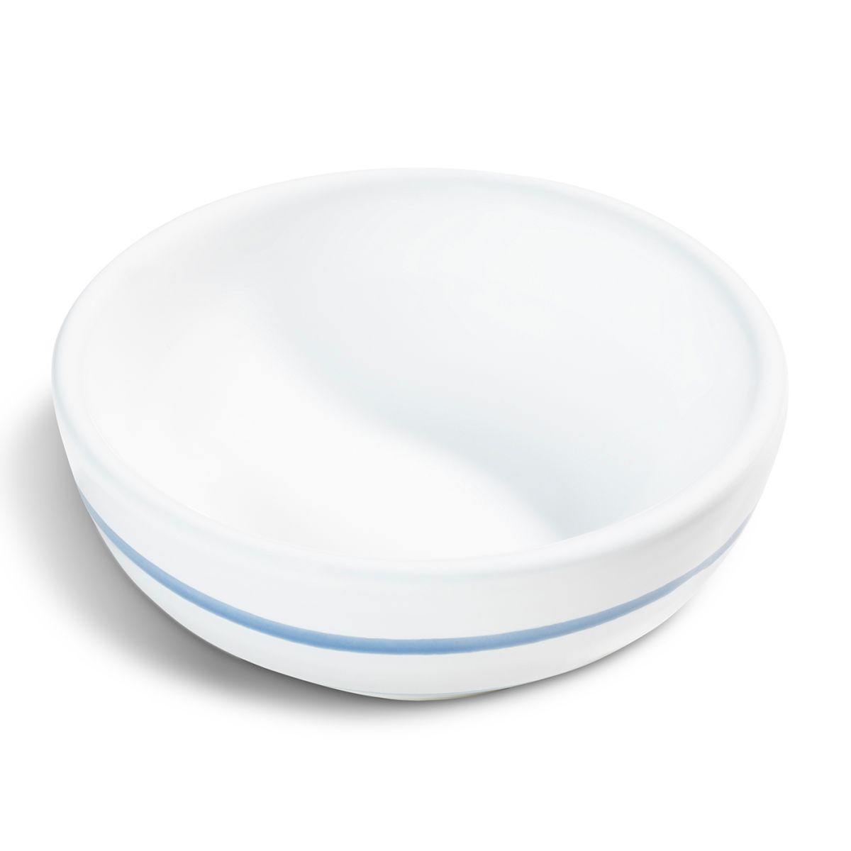 Dipschaaltje - Gevlamd blauw - 10 cm