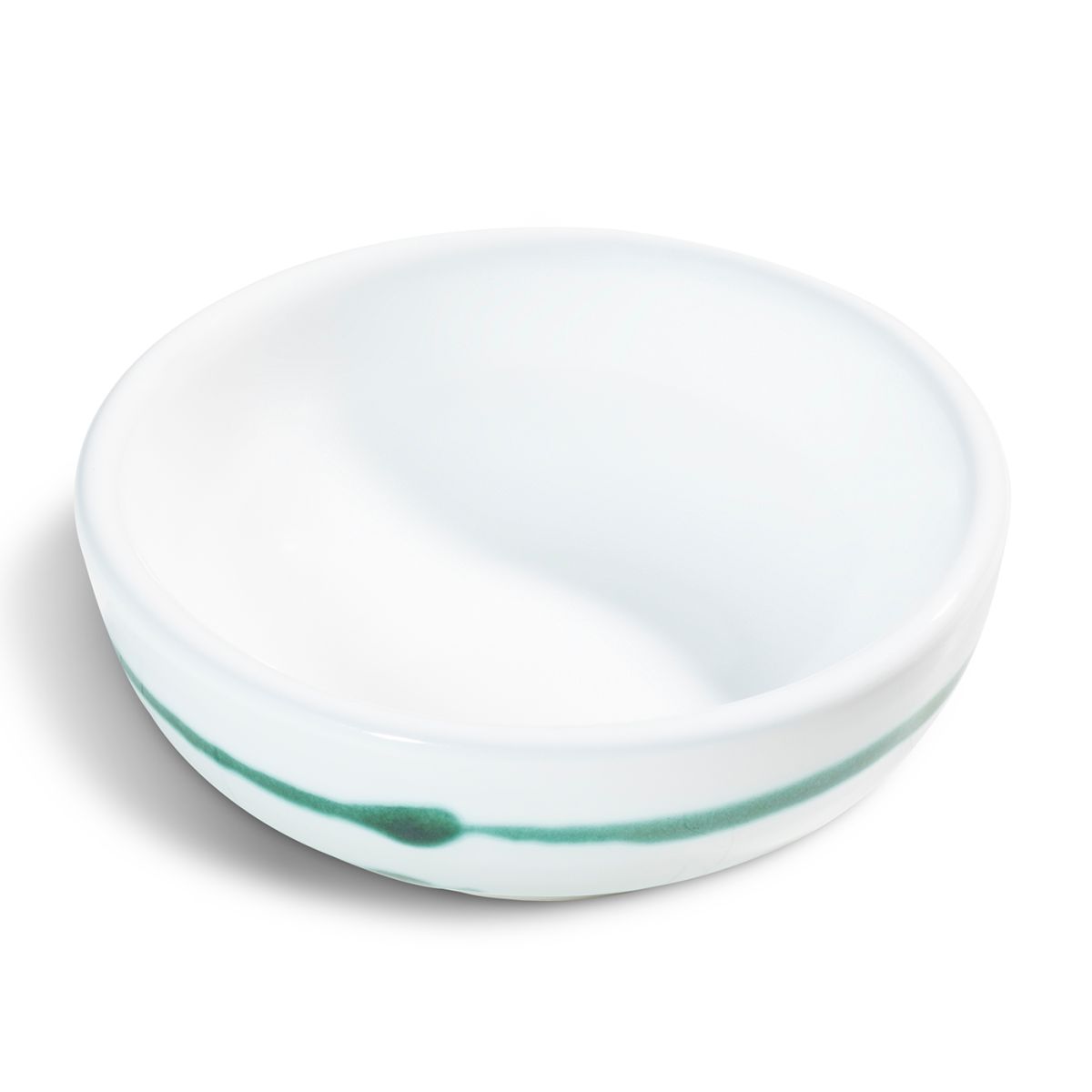 Dipschaaltje - Gevlamd groen - 10 cm