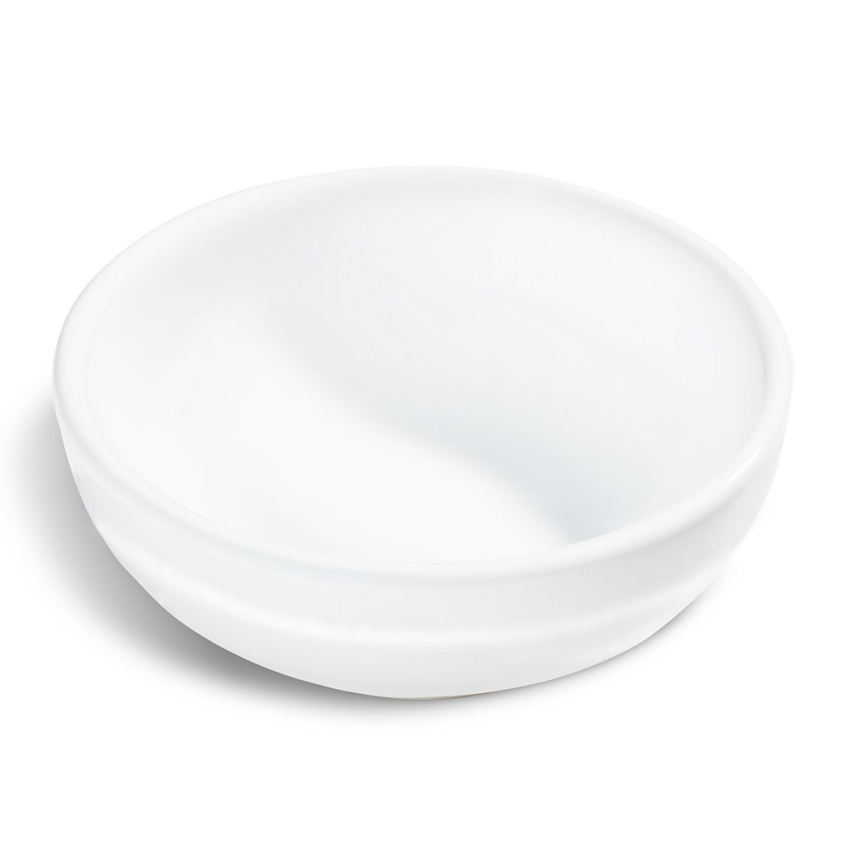 Dipschaaltje - Gevlamd wit - 10 cm