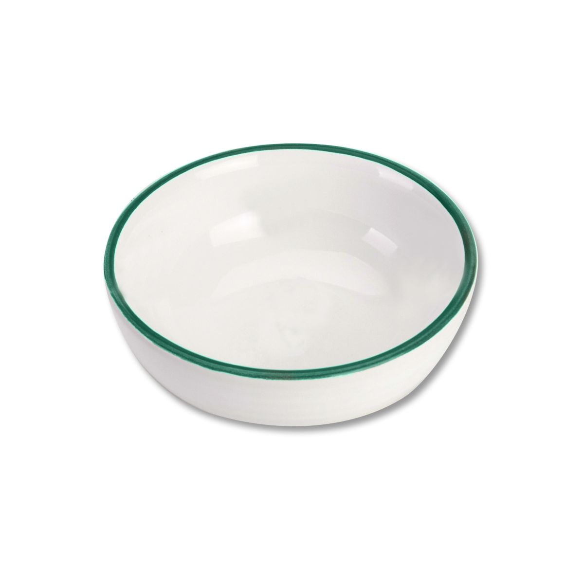 Dipschaaltje - Rand groen - 10 cm