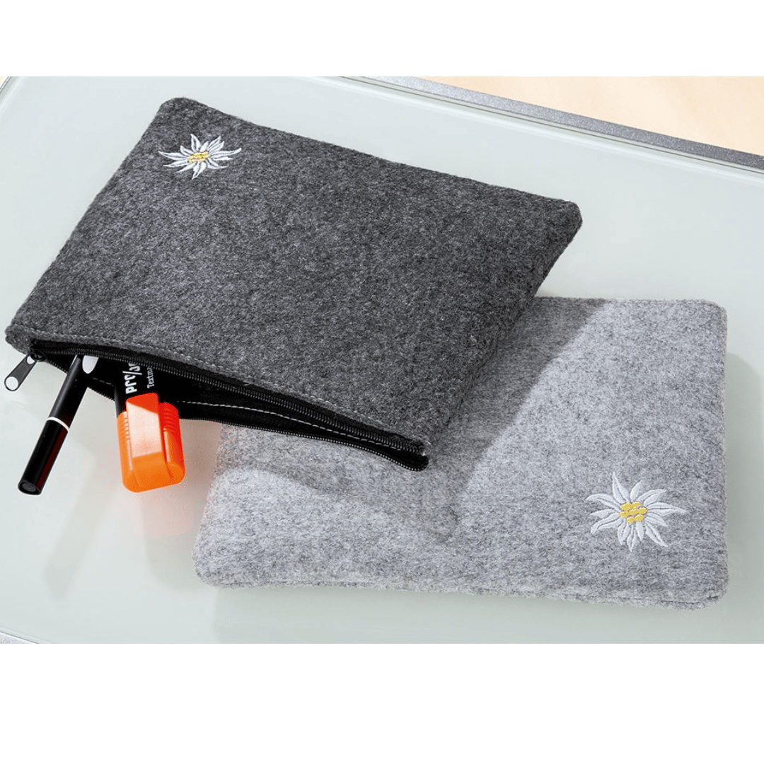 Edelweiss etui lichtgrijs