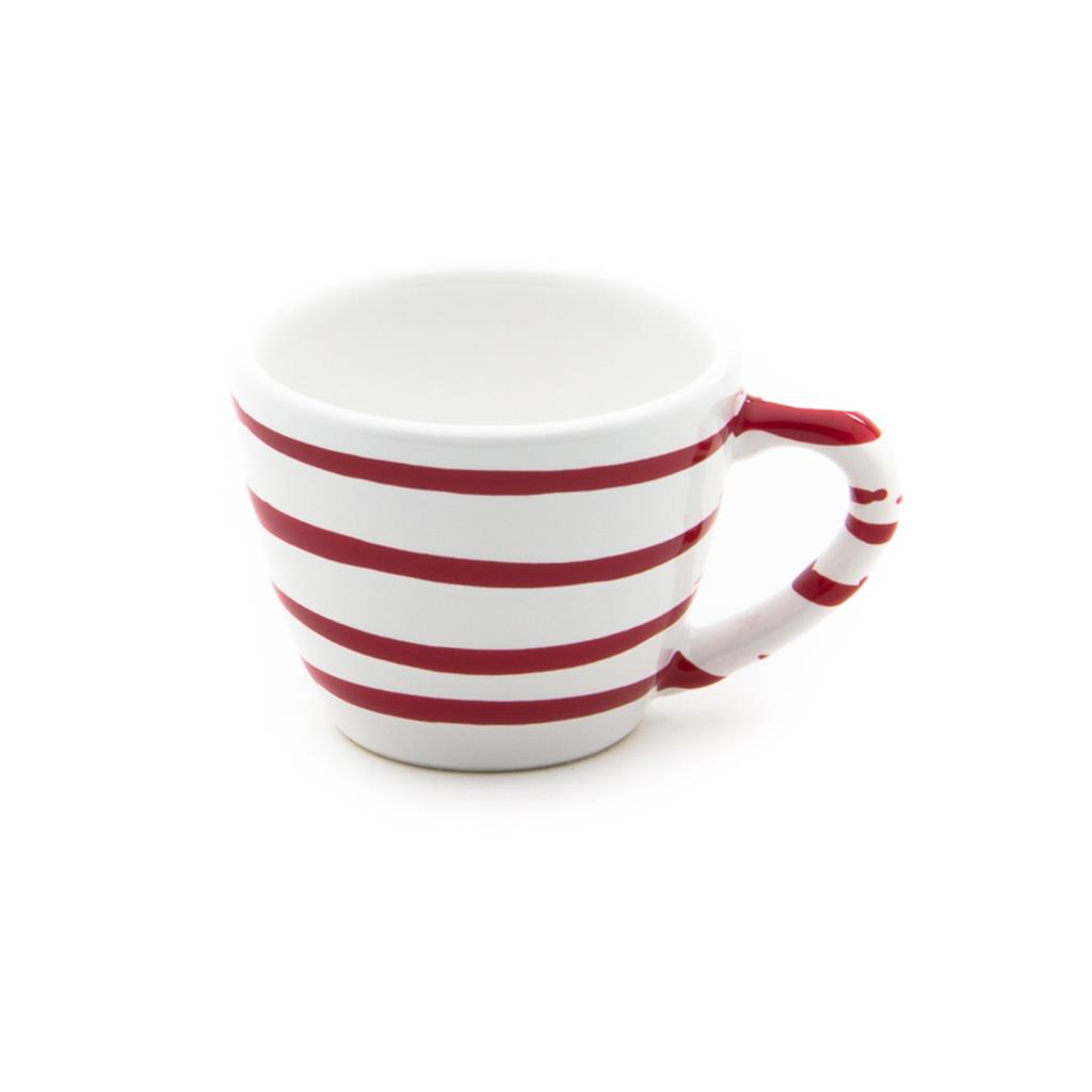 Espressokopje - Gevlamd rood - 0,06 ltr