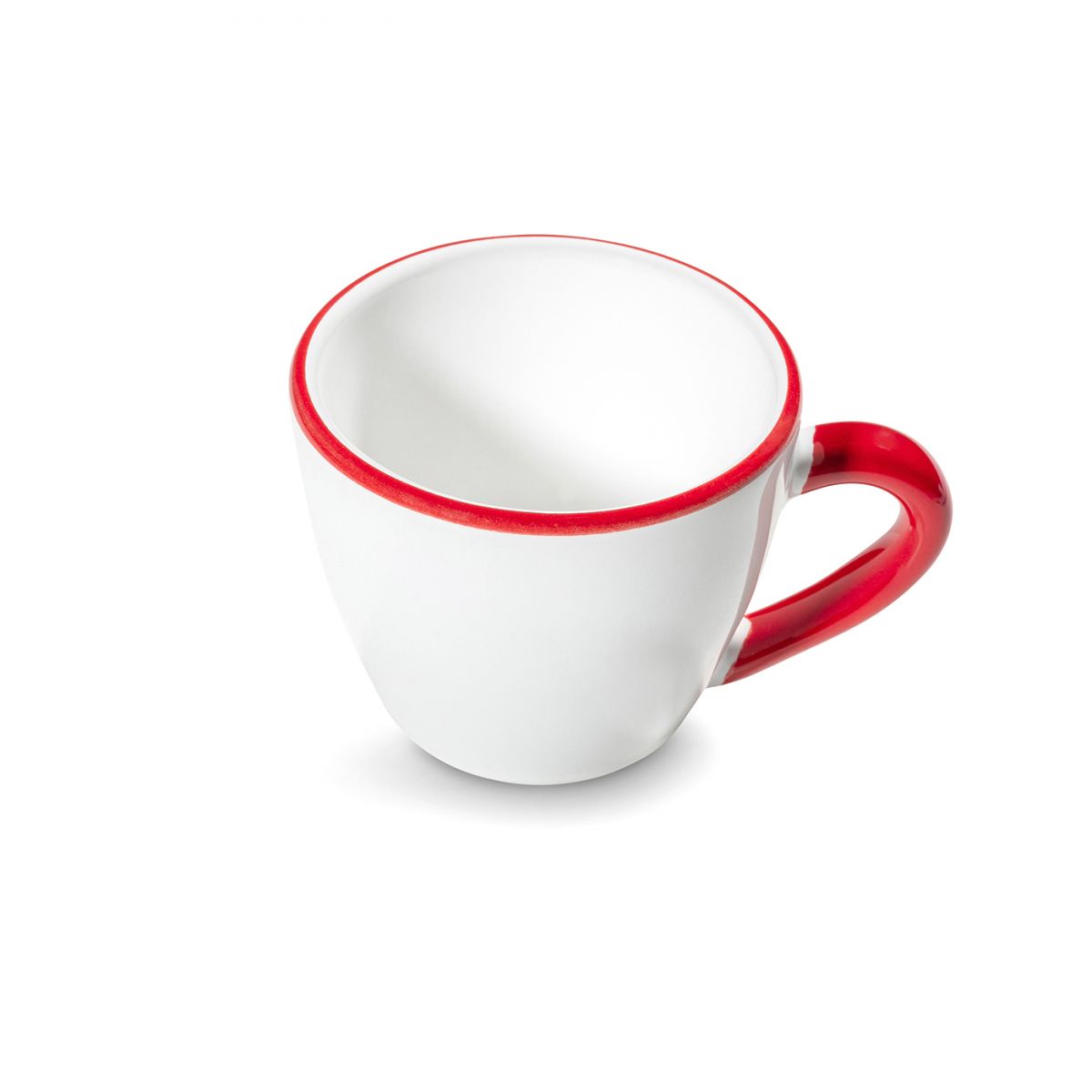 Espressokopje - Rand robijnrood - 0,06 ltr