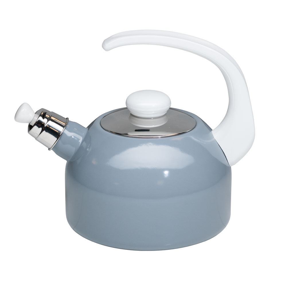 Riess - Fluitketel - puur grijs - 18 cm - 2,0 ltr