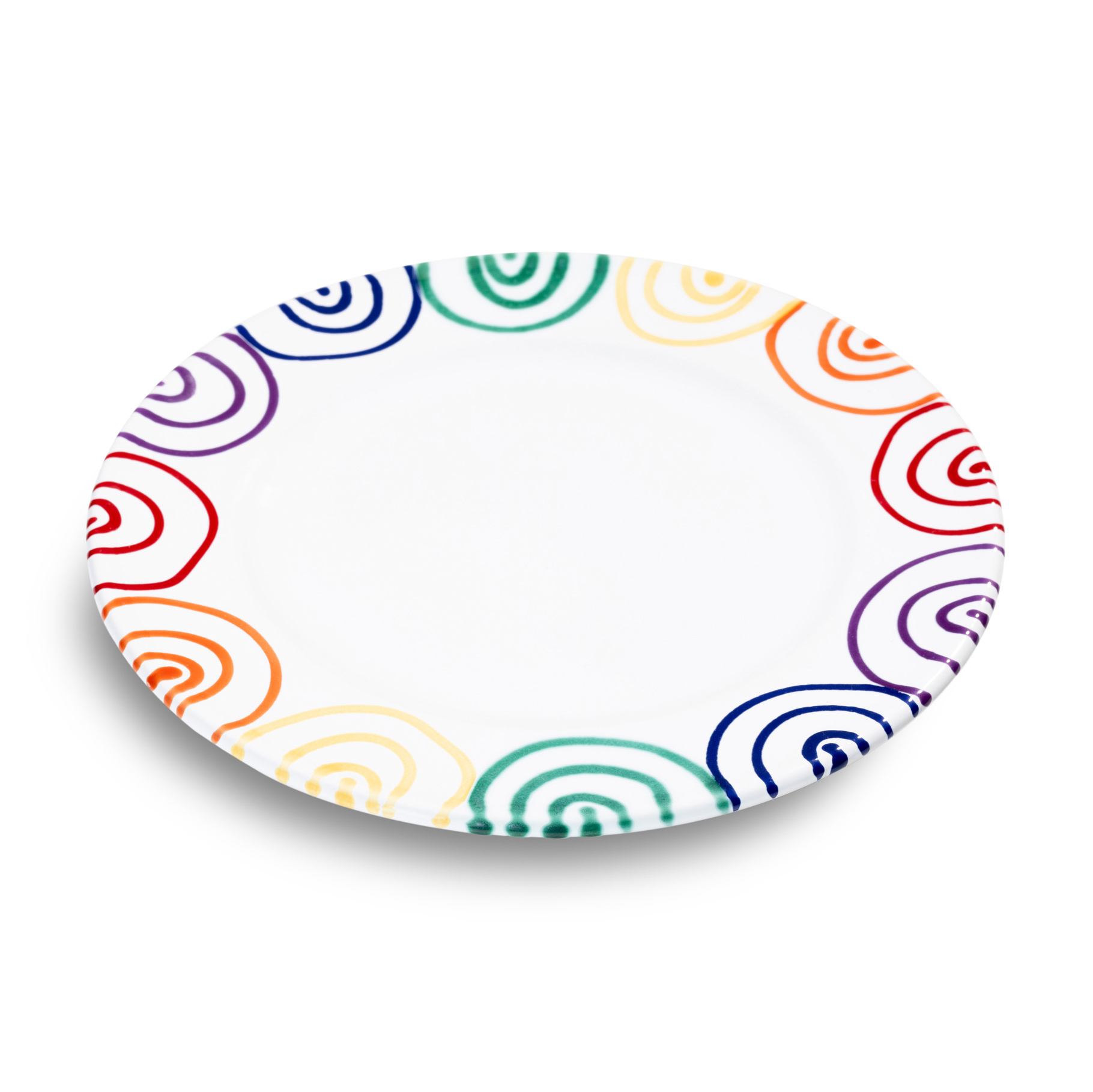 Dessertbord - Regenboog - 22 cm