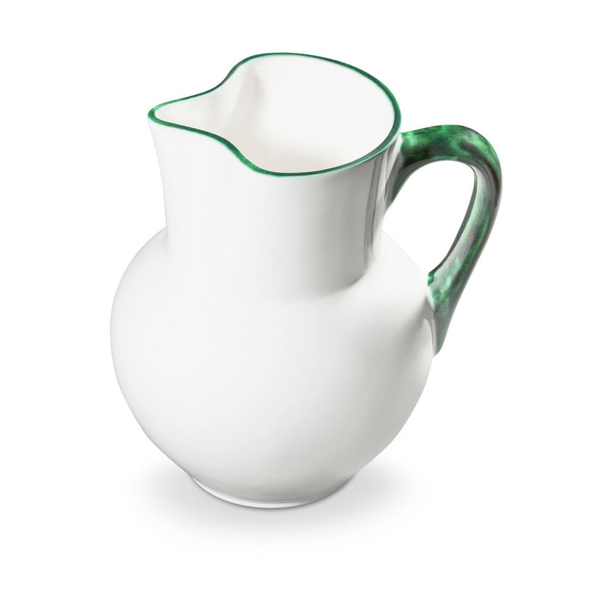 Waterkan bol - Rand groen - 1,5 ltr