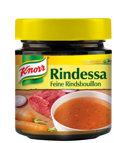 Rindessa runderbouillon Knorr glazen potje