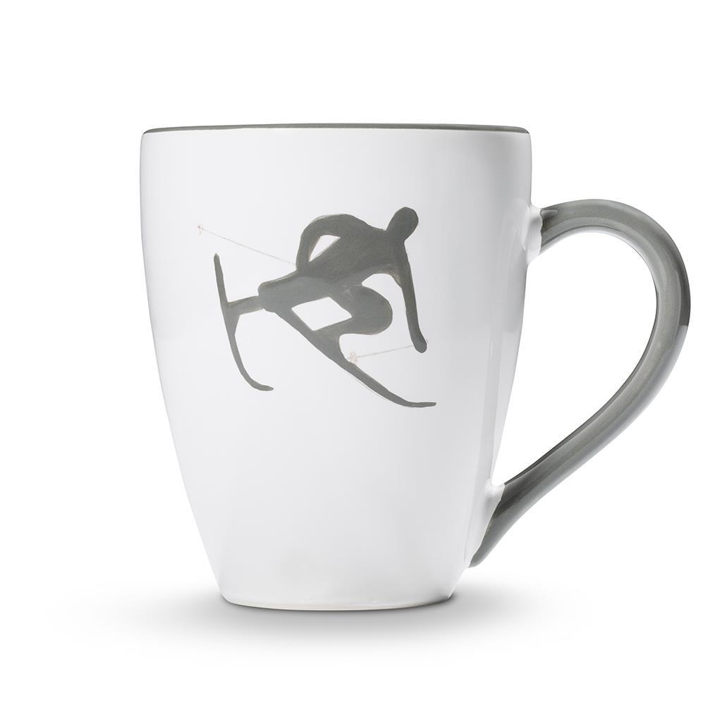 Koffiebeker Max - Toni der Skifahrer grijs - 0,3 ltr