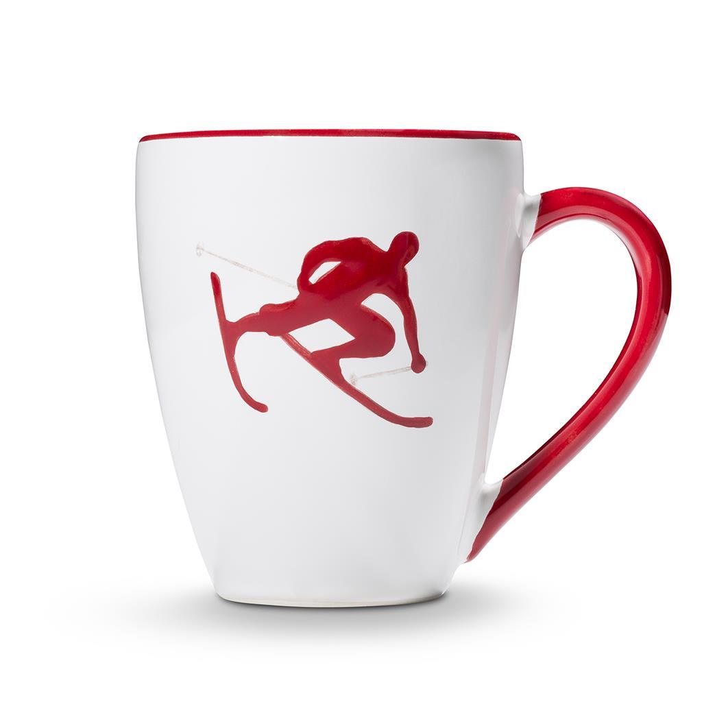 Koffiebeker Max - Toni der Skifahrer robijnrood - 0,3 ltr