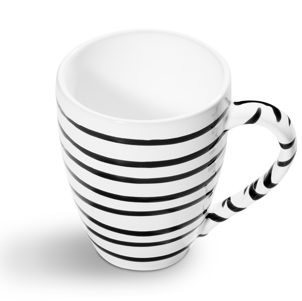 Koffiebeker Max - Gevlamd zwart - 0,3 ltr