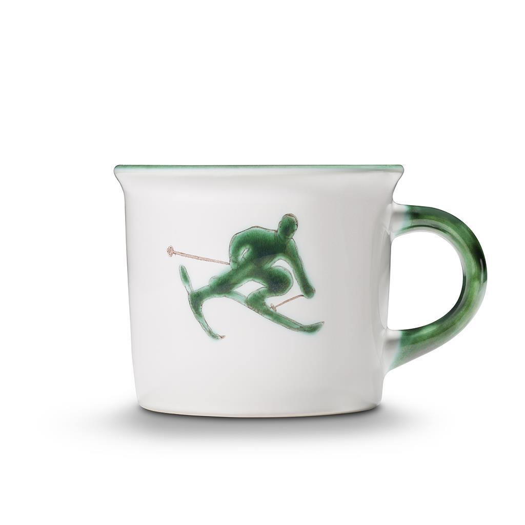 Koffiebeker - Toni der Skifahrer groen - 0,24 ltr