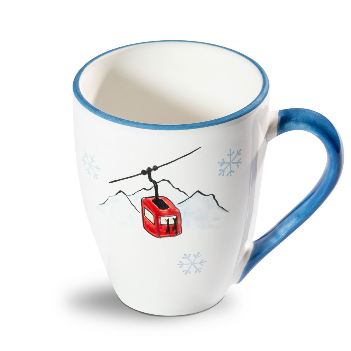 Koffiebeker Max - Winter - Gondel rood - 0,3 ltr