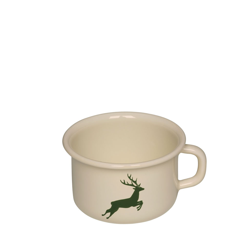 Riess - Koffiekop - Hert groen - 10 cm - 0,4 ltr