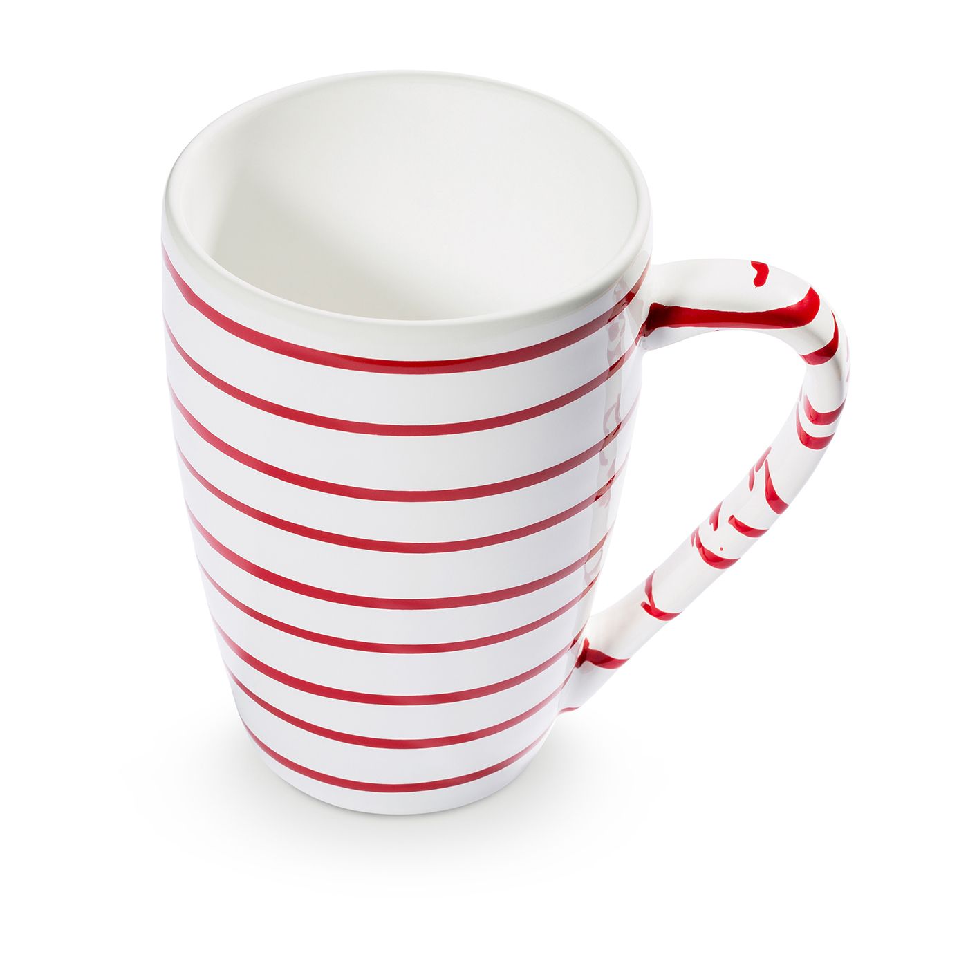 Koffiebeker Supermax - Gevlamd rood - 0,5 ltr