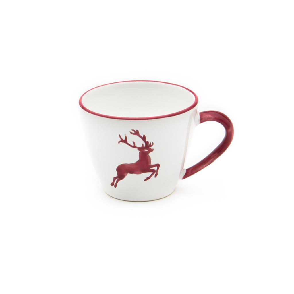 Koffiekopje - Hert bordeauxrood - 0,2 ltr