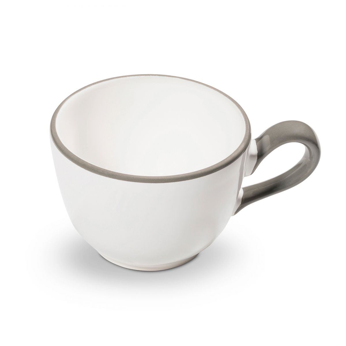 Koffiekopje - Rand grijs - 0,19 ltr