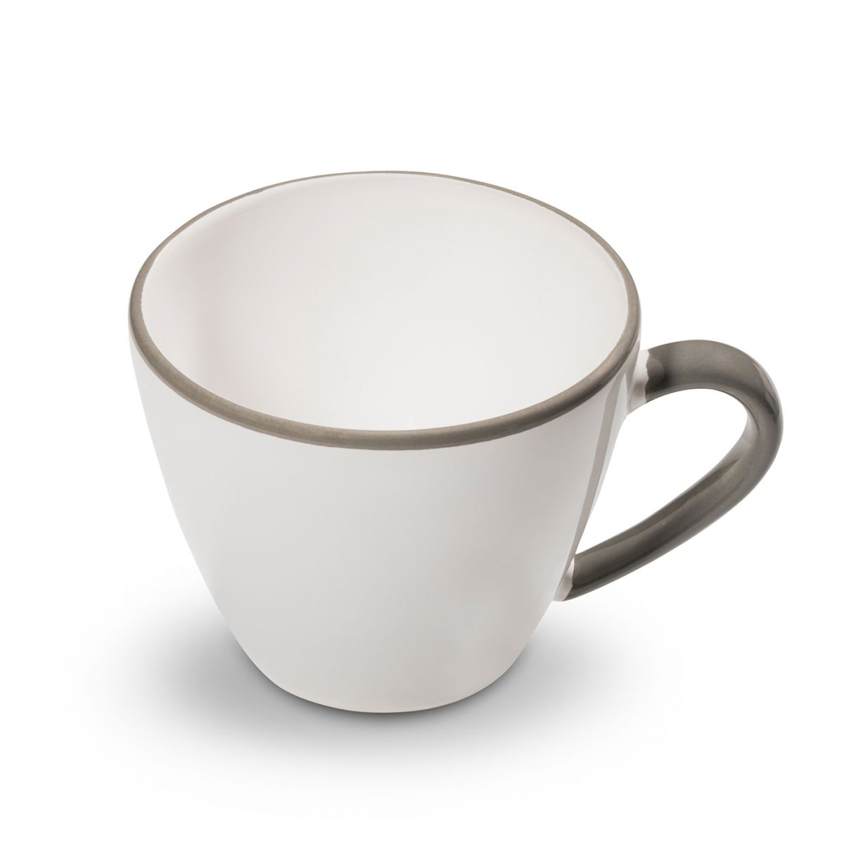 Koffiekopje - Rand grijs - 0,2 ltr