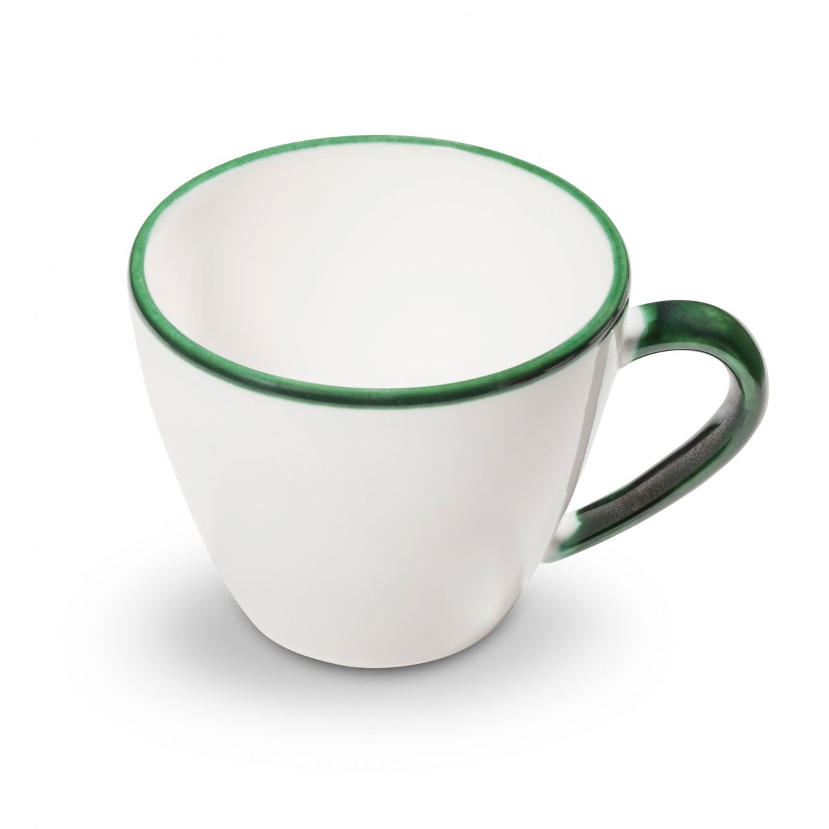 Koffiekopje - Rand groen - 0,2 ltr