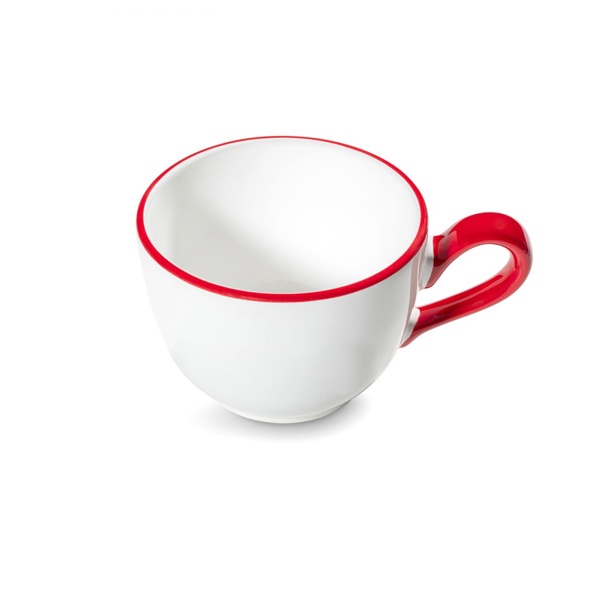 Koffiekopje - Rand robijnrood - 0,19 ltr