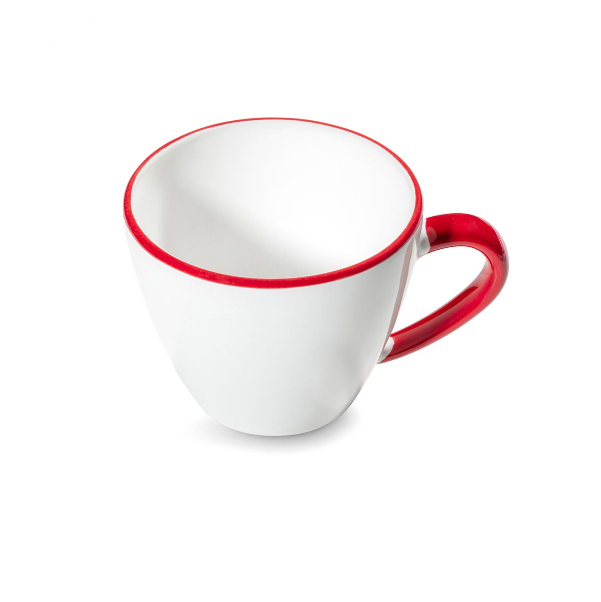 Koffiekopje - Rand robijnrood - 0,2 ltr