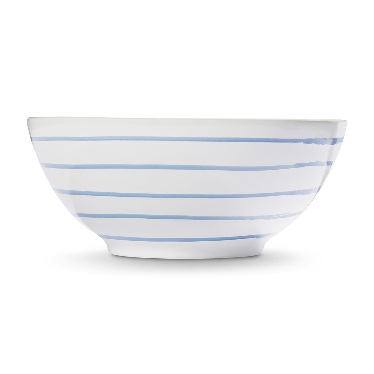 Kom - Gevlamd blauw - 17 cm