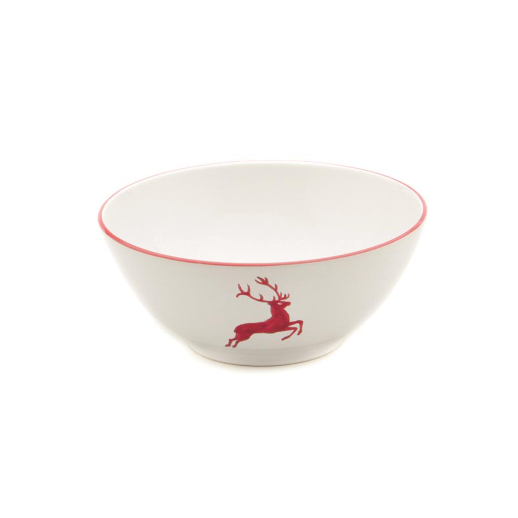 Kom - Hert robijnrood - 23 cm